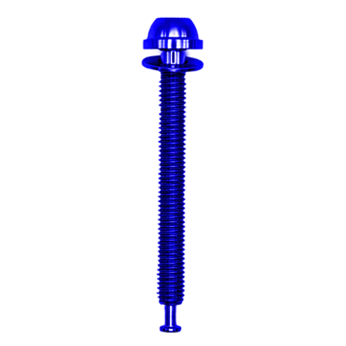 49mm Shimano Altus BR-UR300 Flatmount Titanium Caliper bolts blue