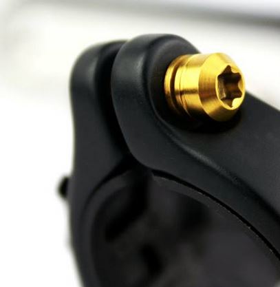 Gold Titanium crank bolt shimano