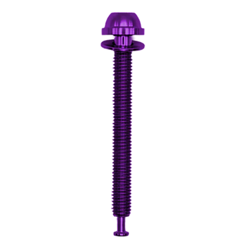  44mm Shimano GRX Flatmount Titanium Caliper bolts purple